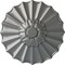 Ekena Millwork Shakuras Ceiling Medallion (Fits Canopies up to 1 3/8"), Hand-Painted Silver, 9"OD x 1 3/8"P CM09SHSLS - alternate 1